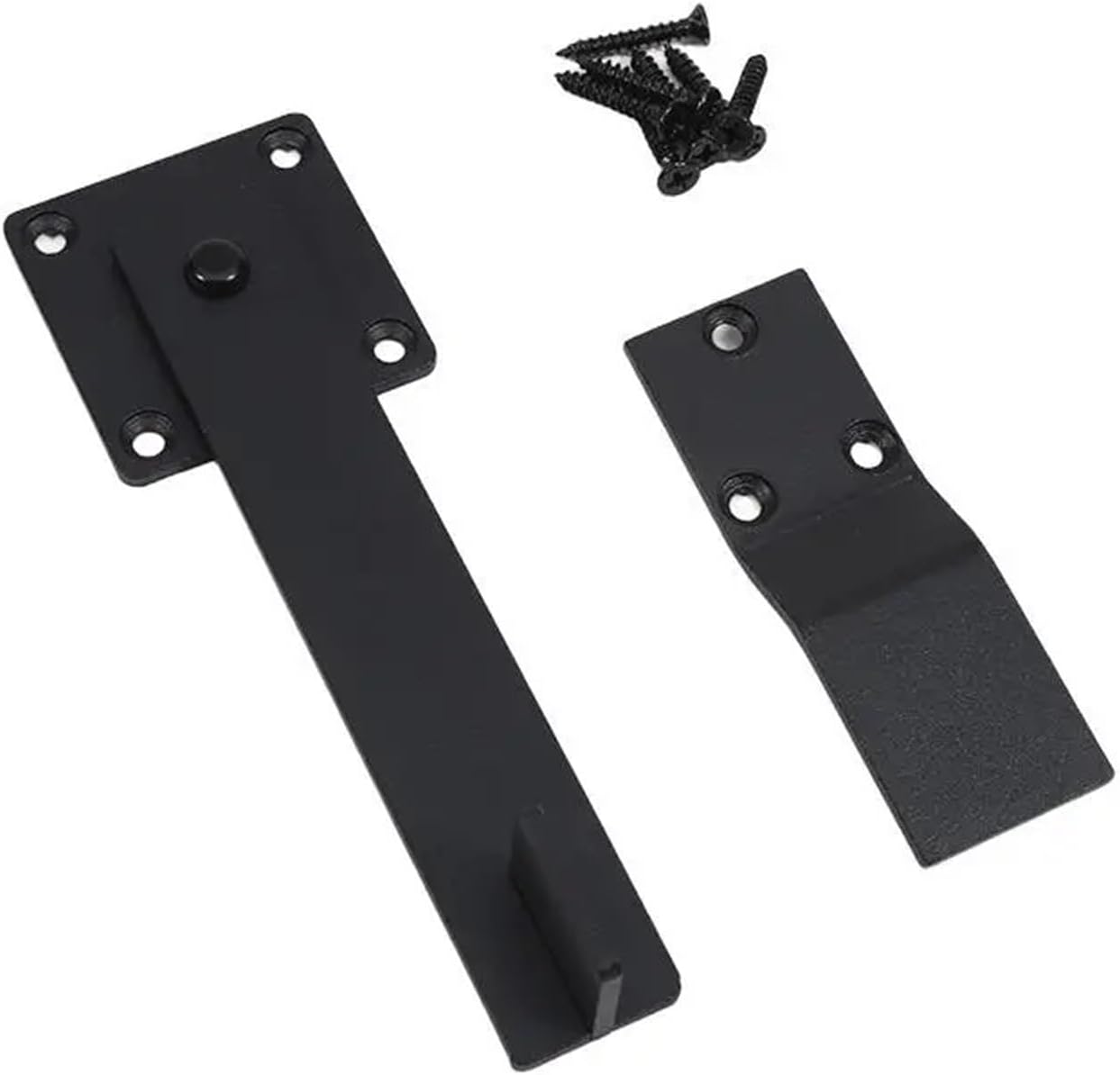 Gate Latch 8 pcs Door Lock Iron Farm Screw Hardware Accessories Sliding Fence Metal gate latches Bolt Locks Inside Clasp for Secure Yard and Garden