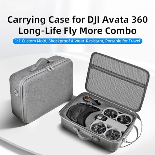 Funda para DJI Avata bolsa rígida para gafas N3 y control RC Motion 3 2