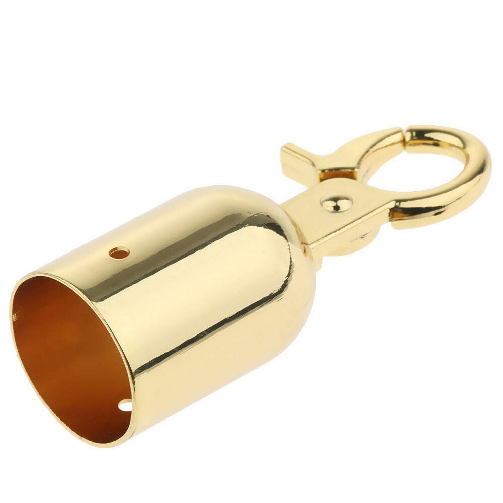 Lawrence metal ROPEENDHOOK2P Rope End Hook Polished Brass