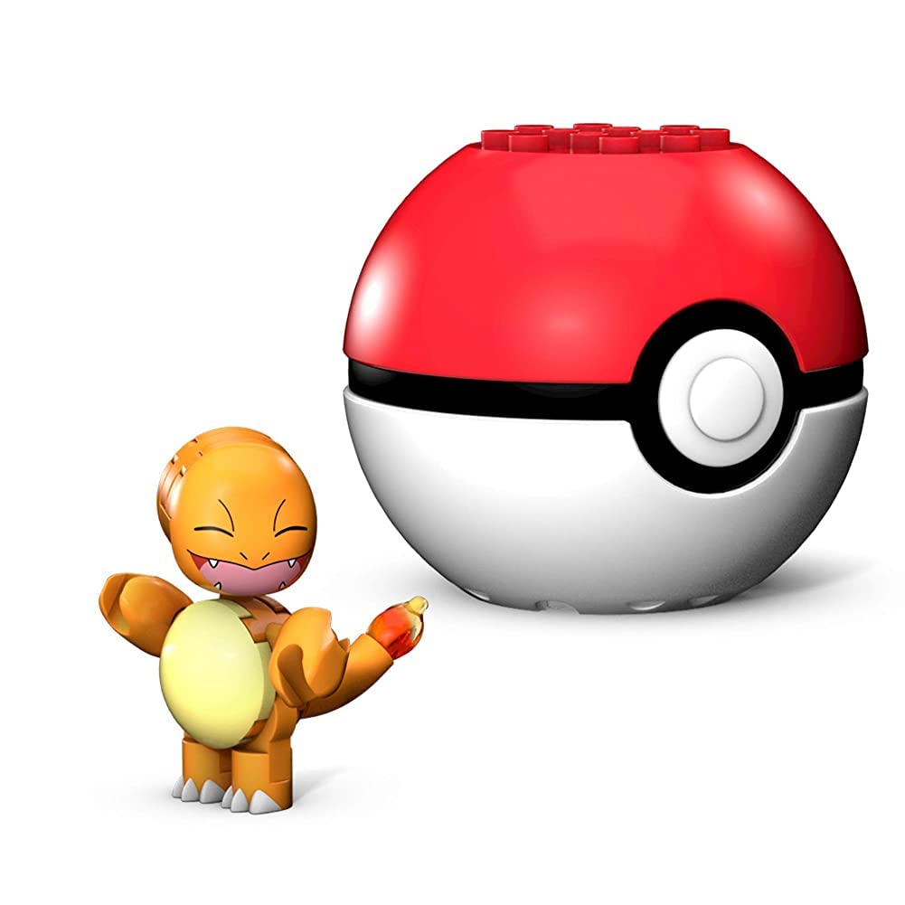 Amazon.co.jp: Mega Construx ポケモン ヒトカゲ サラメシェ 16