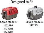 Midwest Homes for Pets 40822-F Pet Bed for Dog Carrier & Travel Carrier, White, 22"