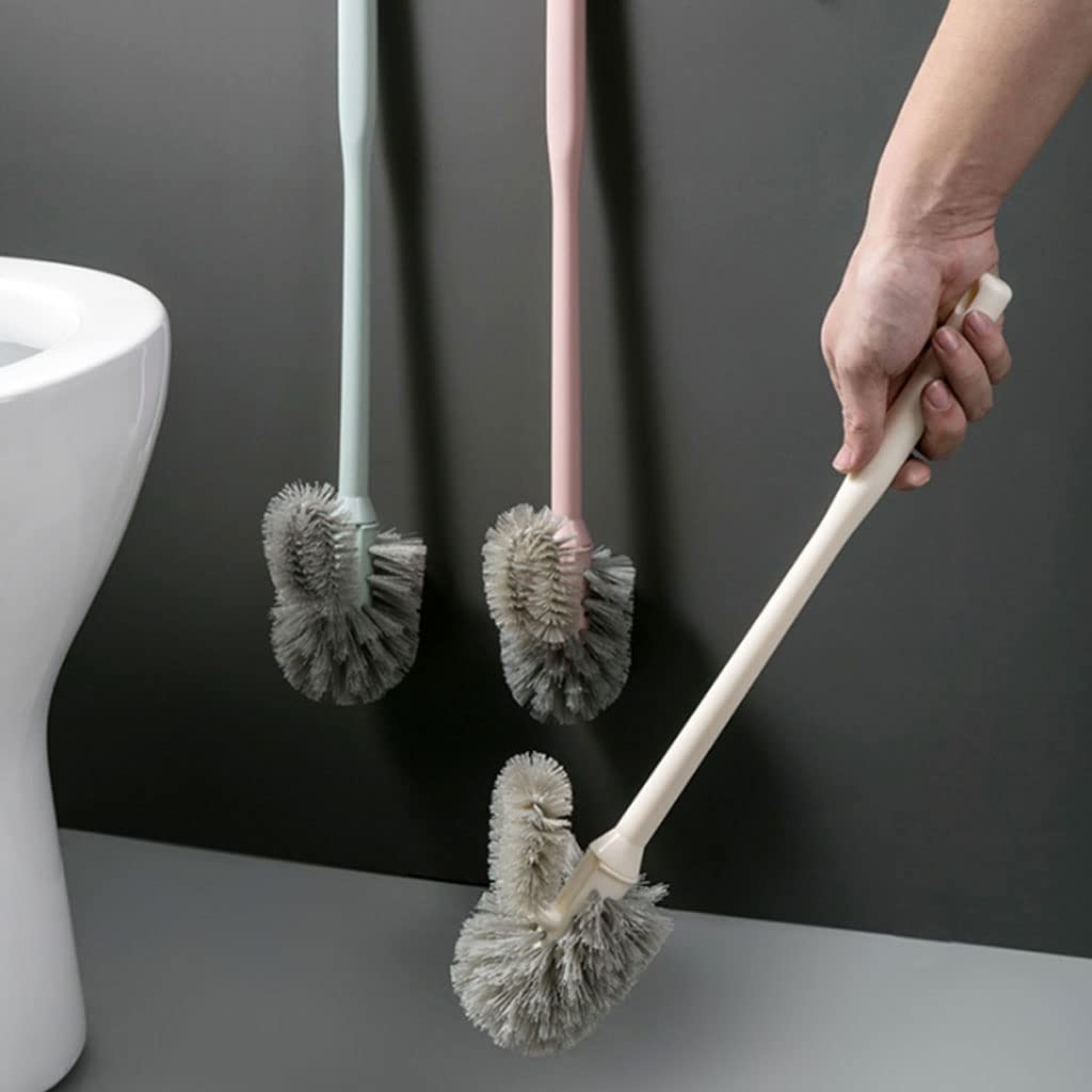 Scopino per WC Creativo da Appendere alla Parete con setole bifacciali per un'efficace Pulizia del Bagno - Scopino per WC Pratico ed Elegante