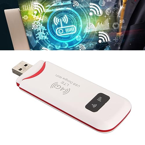 Image of USB Mobile WiFi Hotspot 4G LTE Router with SIM Card Slot for Laptop Phone TV Sharing - Supports up to 10 Devices Connection