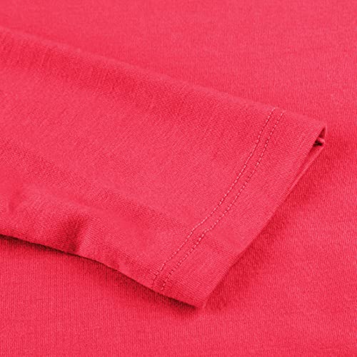 Toddler Girls Long Sleeve Crew Neck Tunic Shirts Casual Loose Fit Button Blouses Teen Girls Fall Fashion Solid Soft Tees2