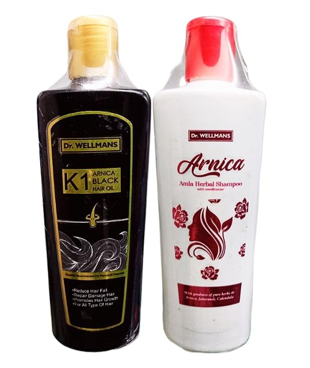 Buy Dr Wellmans Arnica Amla Herbal Shampoo with Conditioner 200ml and