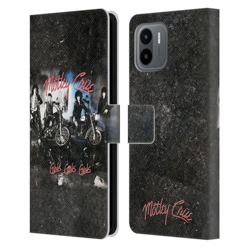 Head Case Designs Officially Licensed Motley Crue Girls Girls Girls Albums Leather Book Wallet Case Cover Compatible with Xiaomi Redmi A2
