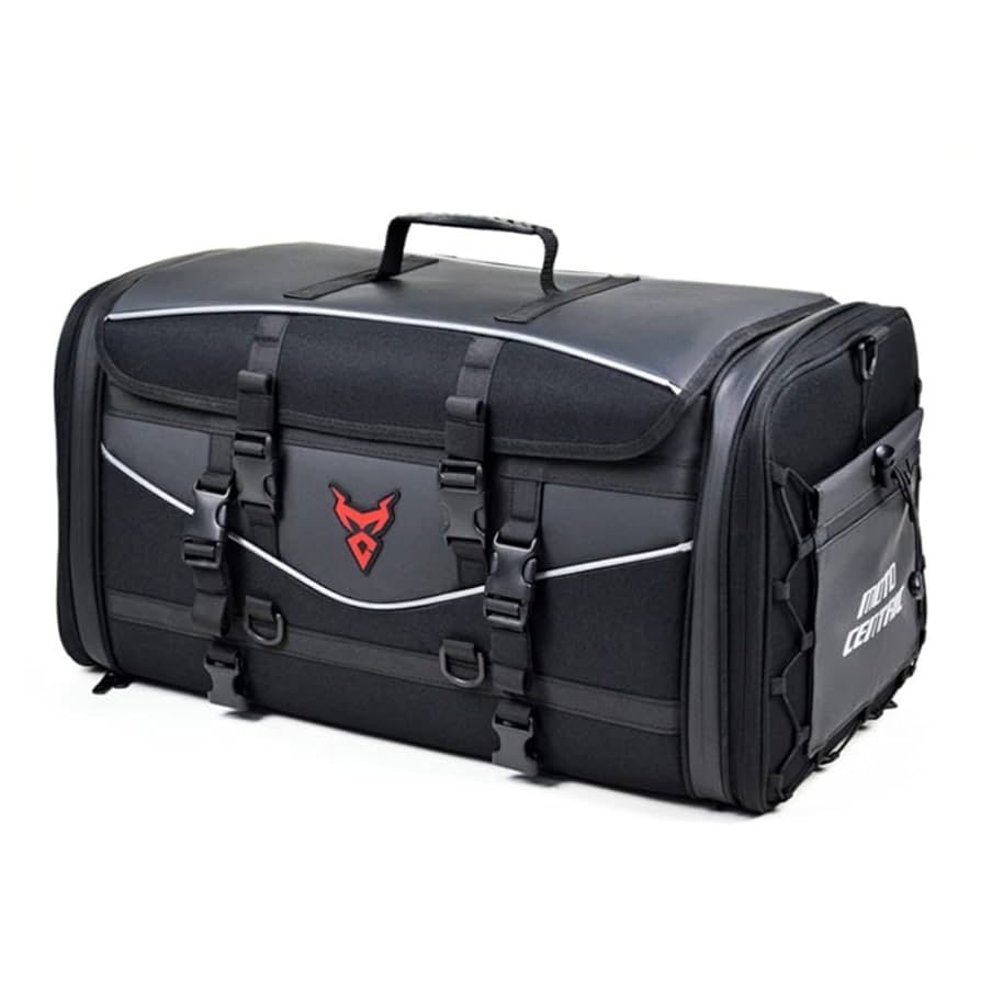 Amazon | MIGHTYDUTY バイク シートバッグ 大容量 55-70L 拡張