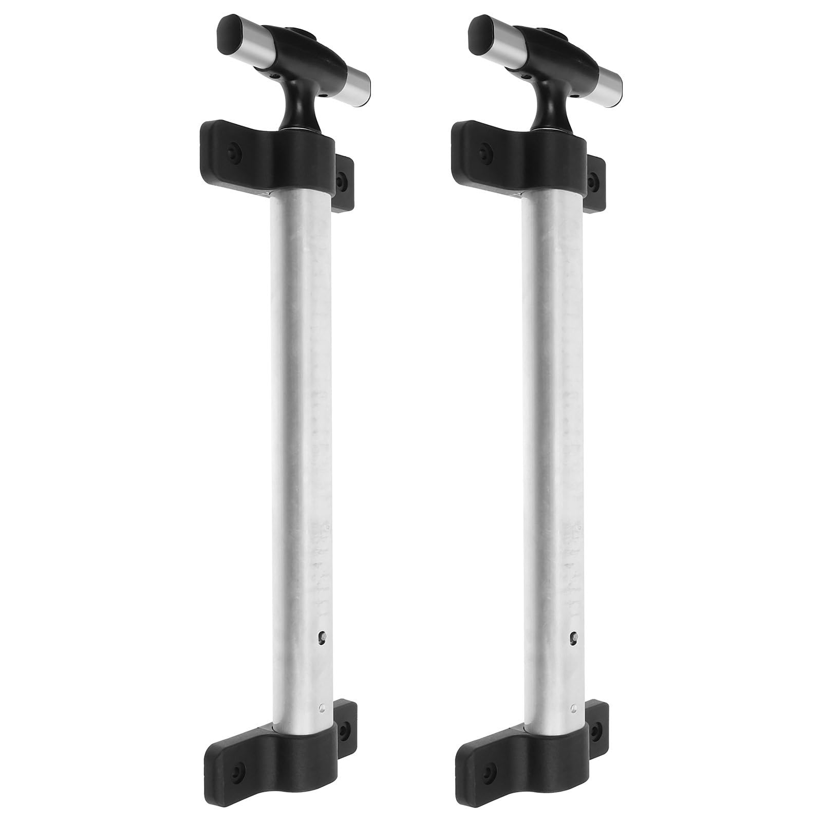 Holibanna Varilla Telescópica para Maleta de Aluminio Plata, Accesorio Versátil y Fácil de Transportar para Aventuras al Aire Libre, Pack de 2 Piezas
