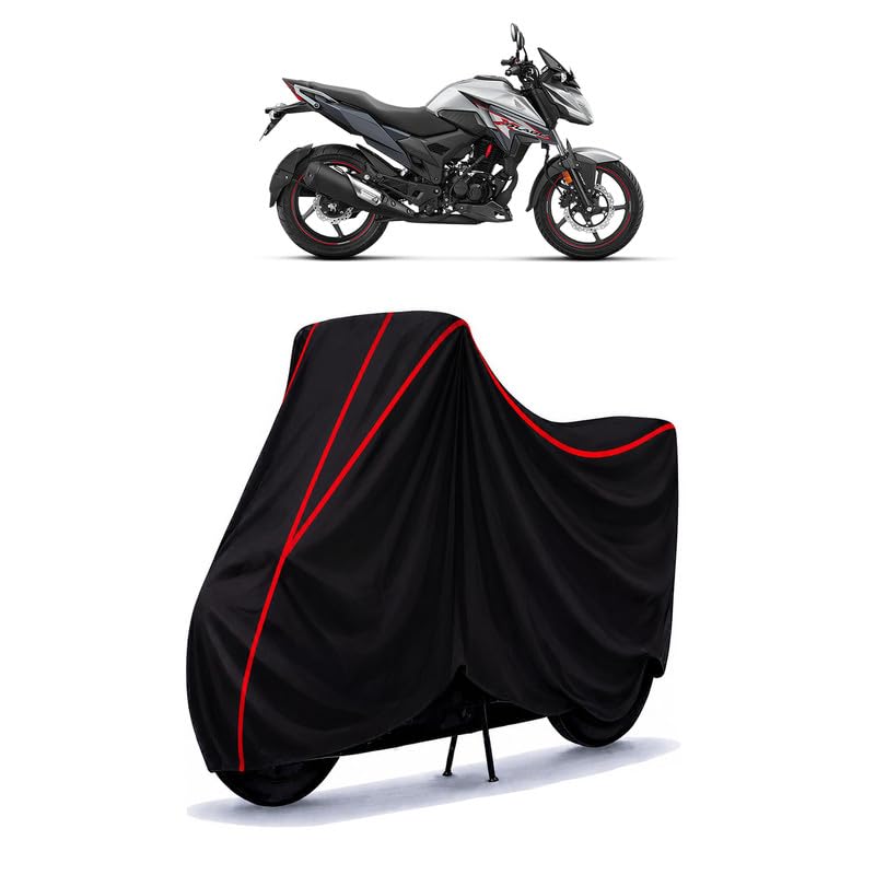 Image of X-Blade 125cc Water Resistant Bike Cover for All Motorcycles & Rain | Heavy Duty Taffeta Fabric | UV Protection, Dustproof, Scratchproof | All Weather Two Wheeler Body Cover with Elastic Bottom