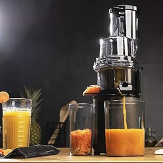 Cecotec Extracteur de Jus pour Fruits et Légumes à Pression à Froid Juice&Live 2500 EasyClean Brush. 200W, Sans BPA, 3 Positions, Slow Juicer, Filtre EasyClean, Anti-goutte, Carafe à Pulpe et Jus
