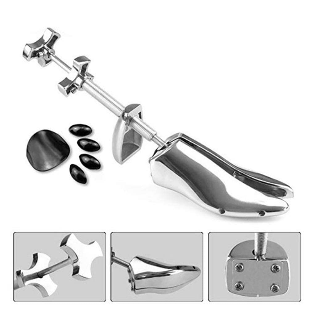 Ajustable para Zapatos Extensible para Calzado Metálico Mantenedor de Forma Antideformación Estirador Ajustable Material de Aleación Resis, L 39-45