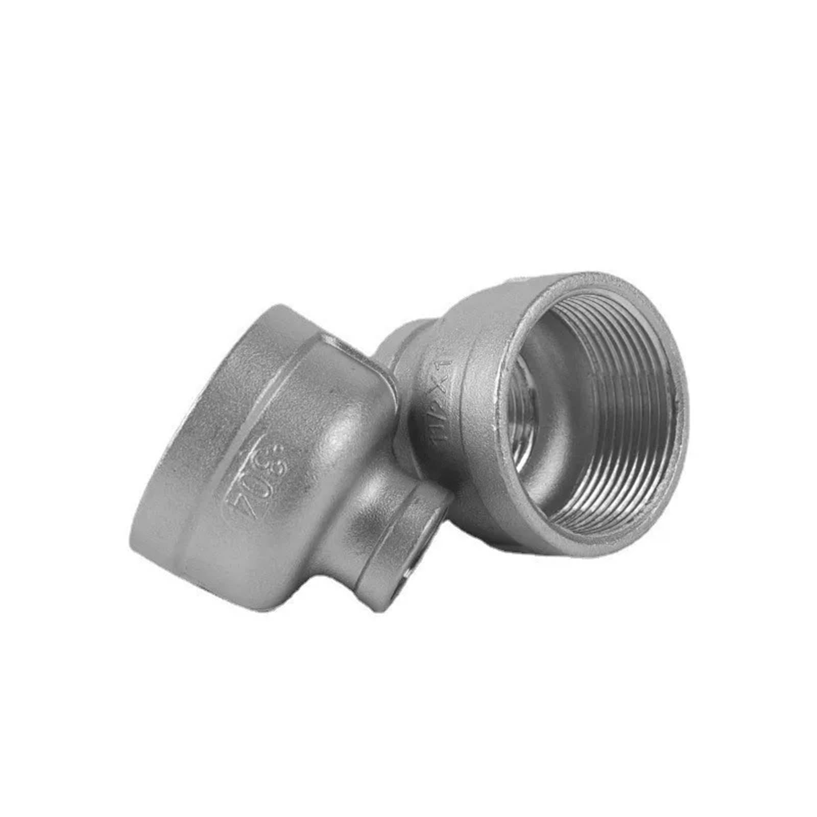 Raccord d'étanchéité pour chauffage eau en inox 304 DN32 doré 4 pièces