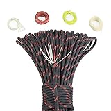 4-in-1 100ft 550 Paracord 550 Fire Cord Paracord 7 Strand, 5/32