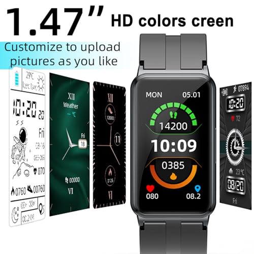 Smart Watch con monitoraggio ECG e PPG, rilevamento della pressione sanguigna 24 ore su 24, monitoraggio della frequenza cardiaca e della temperatura corporea