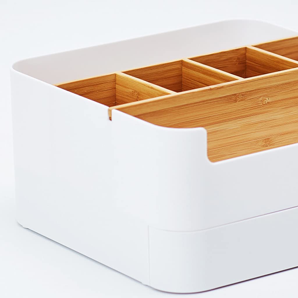 Scatola portaoggetti da scrivania a più scomparti, elegante per forniture da ufficio, oggetti essenziali e oggetti vari, supporto versatile per casa e spazio di lavoro