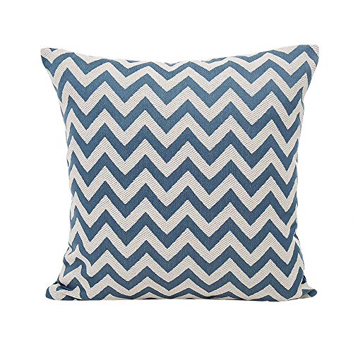 Sencillo Vida Fundas Cojines Fundas de Cojines Geometría Irregular 45x45cm Azul