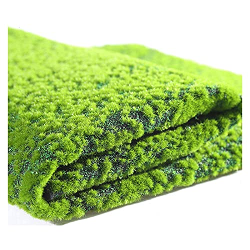ASPZQ Mur Végétal Vert Gazon de Mousse Tapis d'herbe Pelouse Simulation Boutique Scène Vitrine Fausse Mousse Pelouse Artificielle Décoration Murale (Color : A, Size : 1x1m) Cover