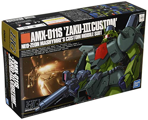 Maquette HGUC Zaku III Gundam 1/144 aux finitions détaillées et articulations précises