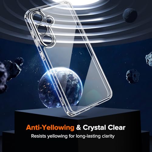 Image of ivoler 3-in-1 Case for Samsung Galaxy S25 Plus 6.7 inch, Clear