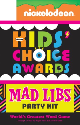 Nickelodeon Kids' Choice Awards Mad Libs Party Kit image 2