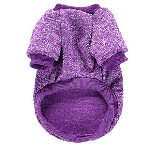 Image of Dog Sweaters for Small Dogs, Soft Fleece Puppy Clothes, Warm Winter Coat