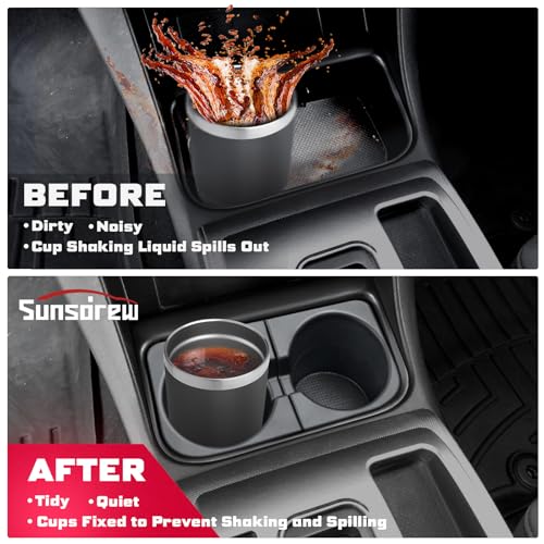 Inserto para portavasos Sunsdrew para Toyota Tacoma 2005-2017 miniatura 7