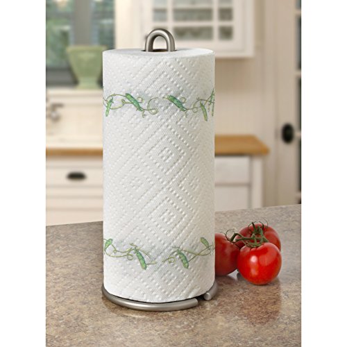 Unique Styles Satin Nickel Paper Towel Holder