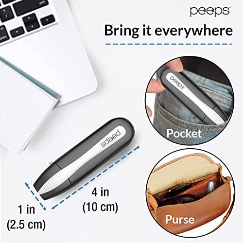 image for CarbonKlean Peeps Eyeglass Lens Cleaner - Efficient and Durable Carbon