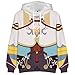 Charous Gioco Genshin Impact Cosplay Yae Miko SHENHE YUNJIN Felpe con Cappuccio, Felpa Casual con Stampa 3D Unisex,SHENHE,l