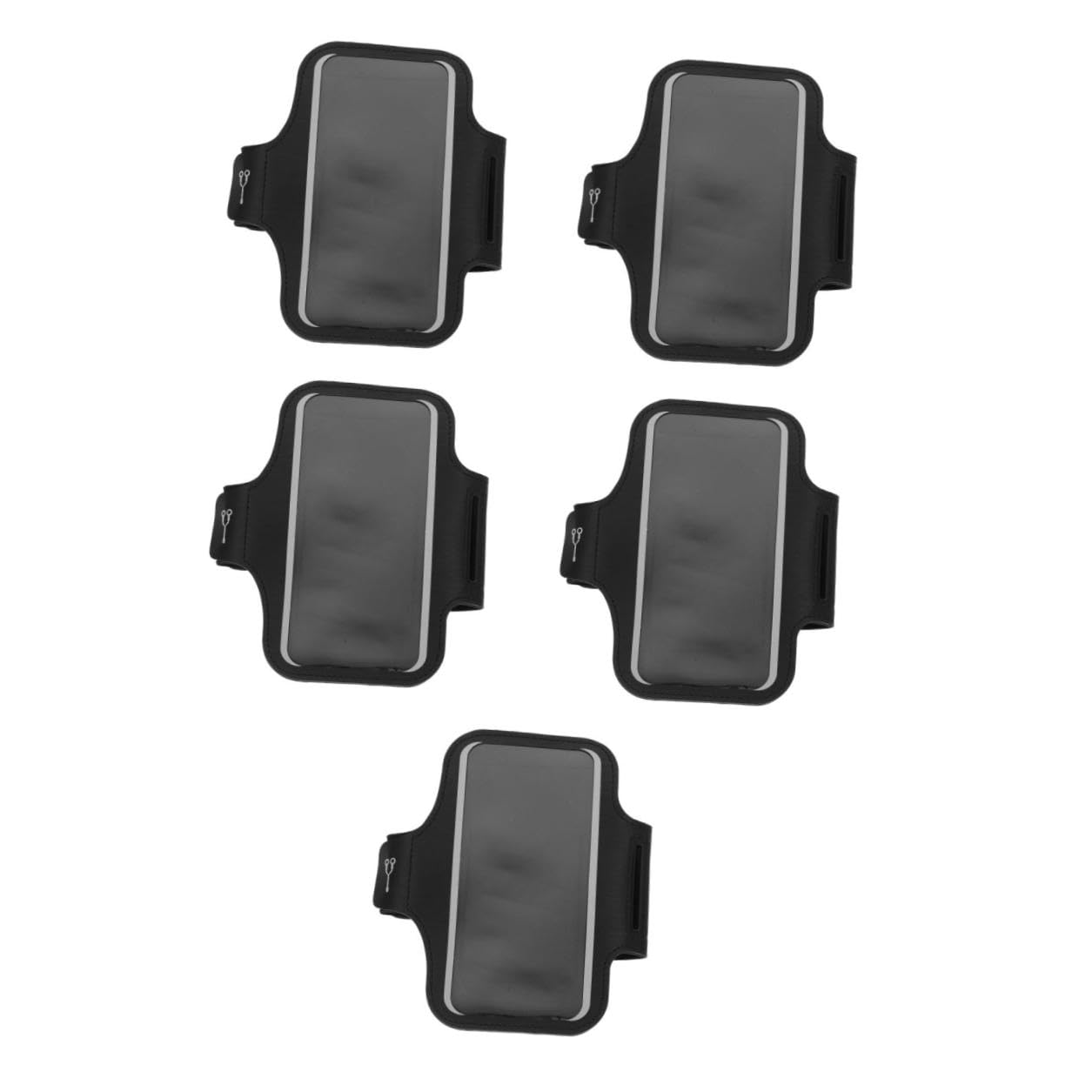 5 Pezzi Fascia da Braccio Sportiva Ultraleggera per Cellulare Traspirante e Resistente all Acqua Supporto Sicuro per Corsa Palestra e Fitness
