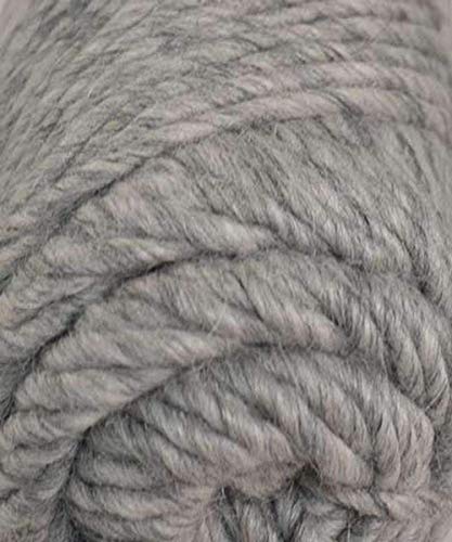 Brown Sheep Yarns Bulky Wool Blend Yarn, Grey Heather, 4 oz, 125 yards