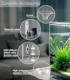 Clscea 1 L Aquarium CO2 System Generator, Stainless steel Carbon Dioxide Reactor Kit with Regulator Solenoid Valve for Aquarium Plants (G600SMini), CO2 Aquarium Kit - Image 4