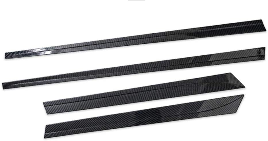 ABS Carbon Fiber Style Car Body Door Side Molding Trim sill Cover Guard Compatible for Mazda 3 2019-2020