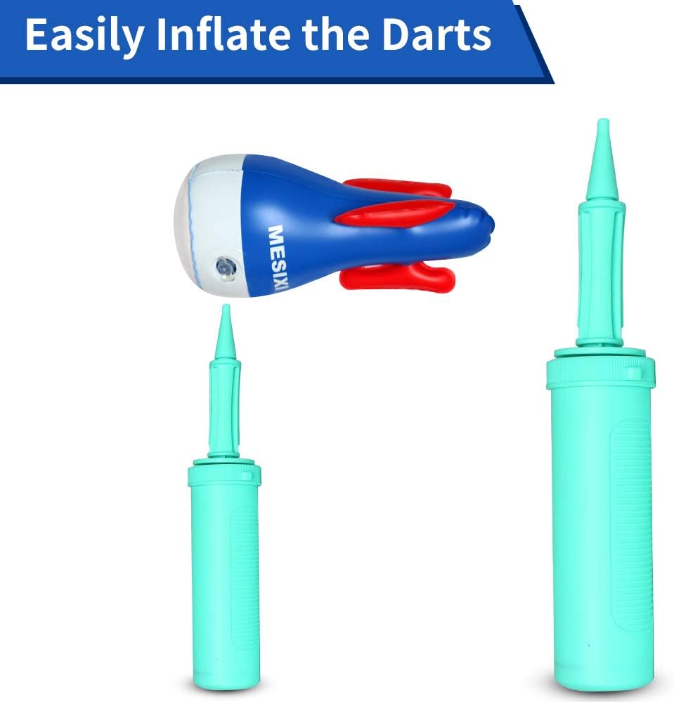 MESIXI Inflatable Darts Game Yard Lawn Darts Games Target Toys Floor Games for Kids Adults Great Fun Family Indoor Outdoor Garden Park Activities Toys for Boys Girls 3 4 5 6 7 8 9 10 Year Old : Toys & Games
