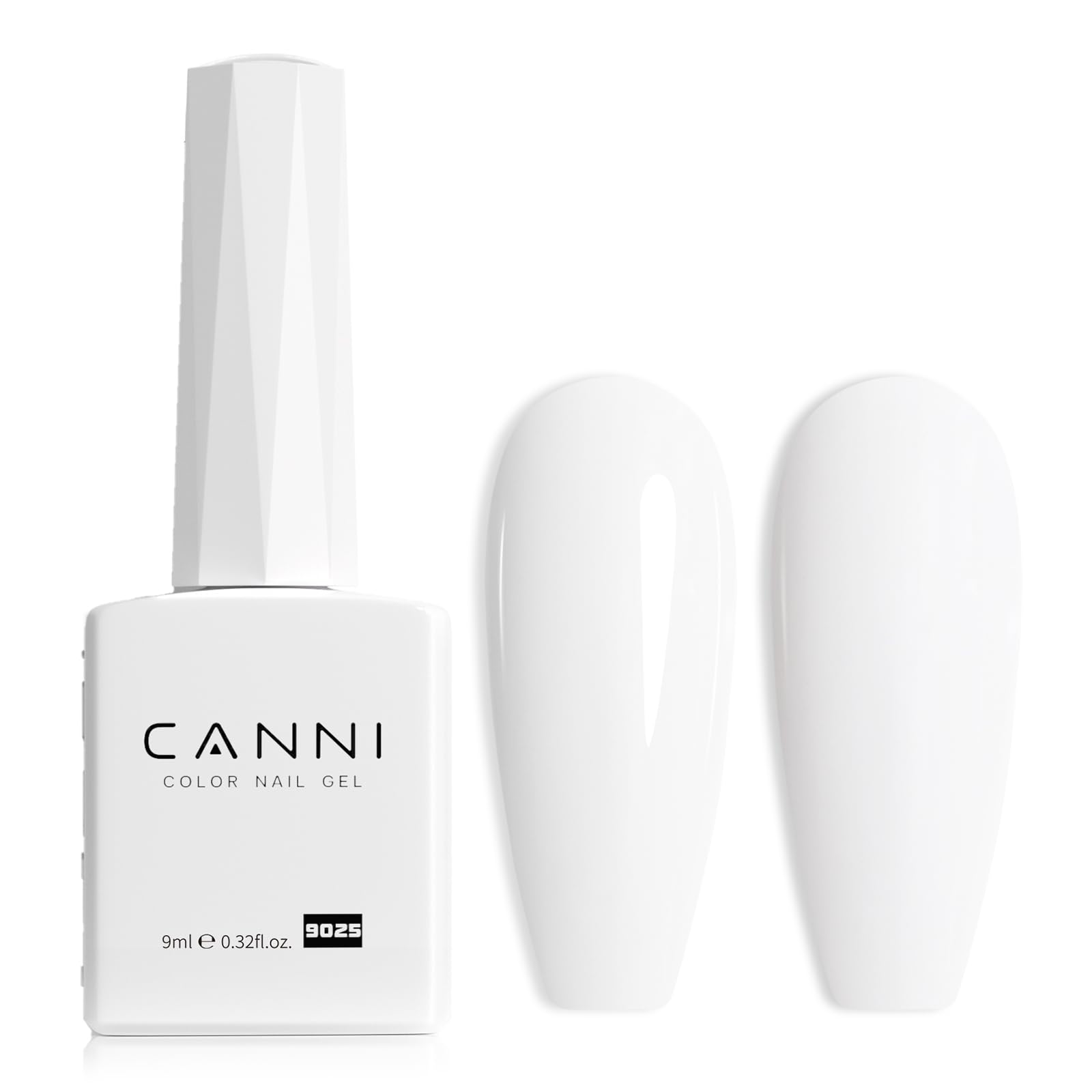 CANNI Esmaltes Semipermanentes de Uñas en Gel blanco white Pintauñas Semipermanentes Apto Para Principiantes Manicura