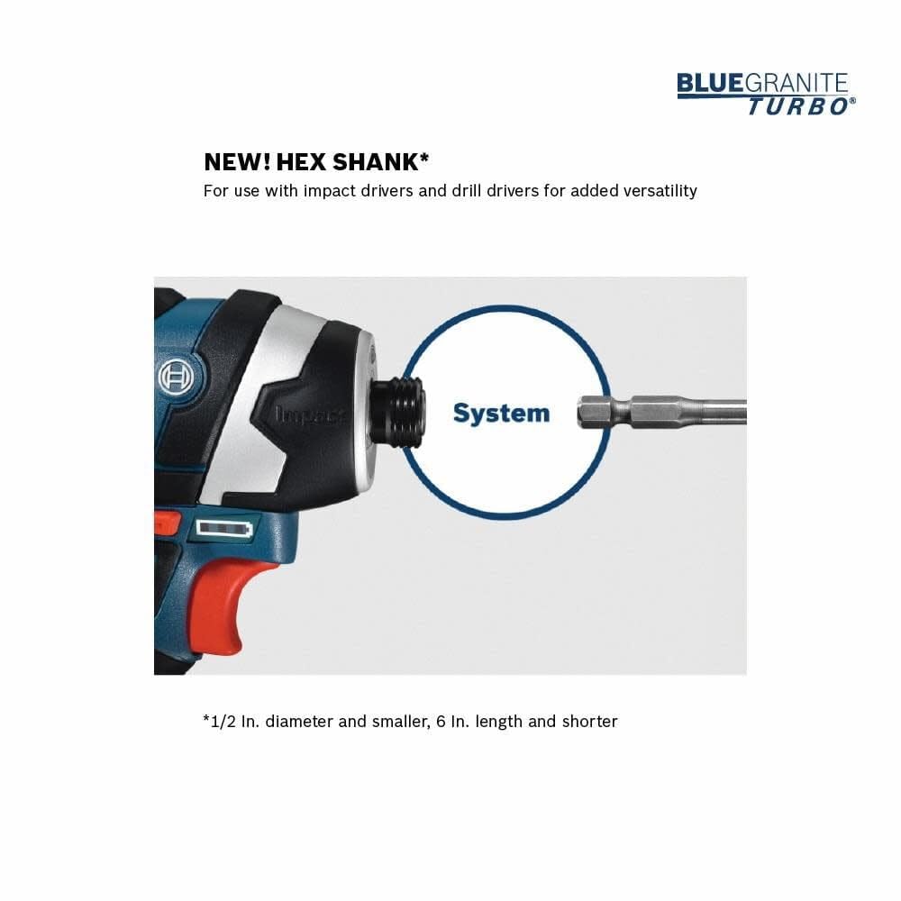 Bosch hcbg500 5 piezas bluegranite carburo broca para martillo (Starter Set