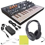 Arturia MICROFREAK Synthesizer with Poly-aftertouch Flat Keyboard BUNDLE with Samson Over Ear Headphones...