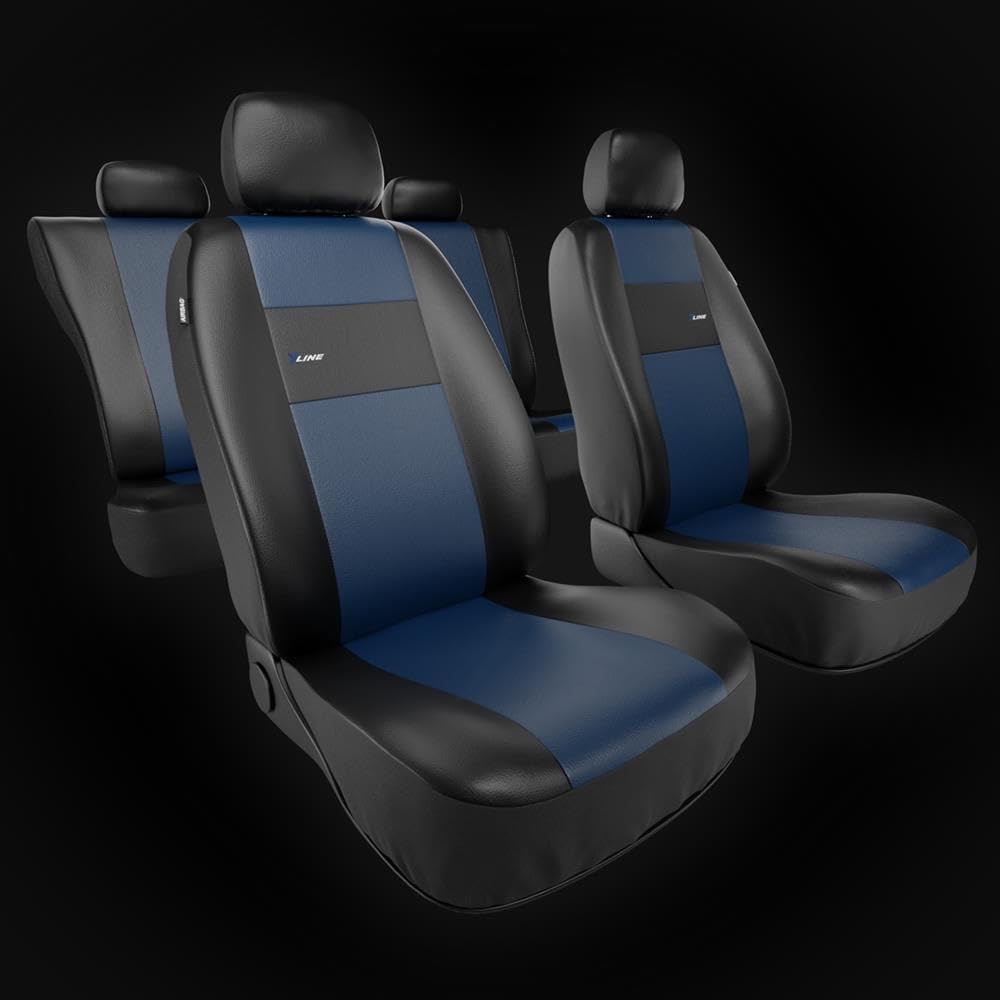Mossa Fundas Asientos Coche aptas para BMW 5 1995-2024 XL-BL | Berlina, Touring - Berlina, Touring, E39, E60, E61, F10, G30, G31