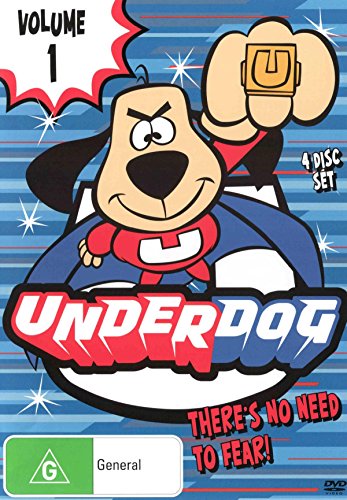 The Underdog Show Volume 1 DVD de importación australiana coleccionismo de animación PAL Región 4 2