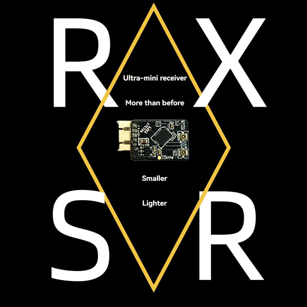 Receptor R-XSR 2.4G, 16 SBUS/8 CPPM, 16 Canales, Ultra Mini, Compatible con Puerto Inteligente y Función de Retorno de Datos para Dron RC FPV.