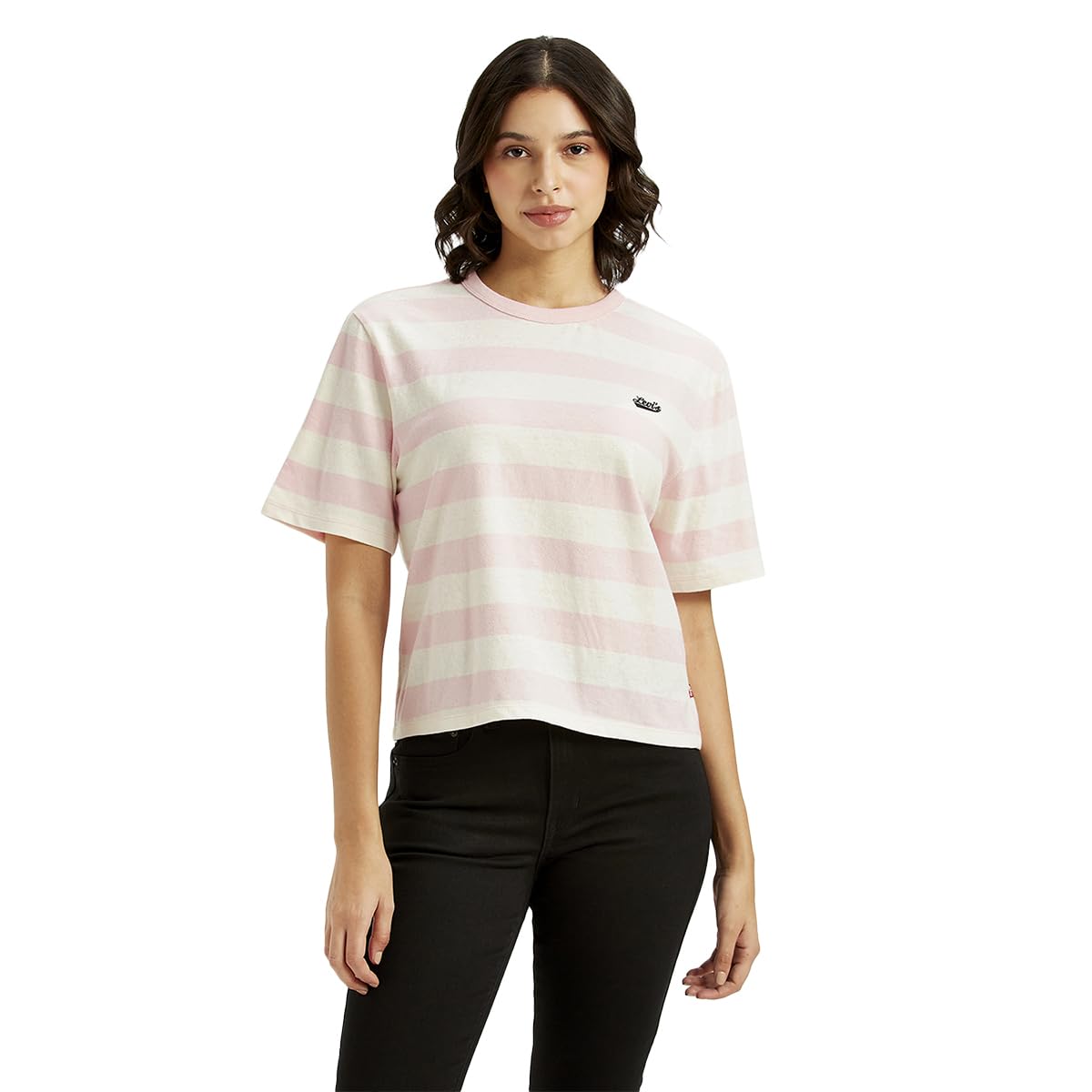 levi's Women's Striped Comfort Fit T-Shirt-picture-13