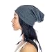 Grace Eleyae [Slap] Satin-Lined Sleep Cap, Women's Tam Hat Beanie - Large, Gray