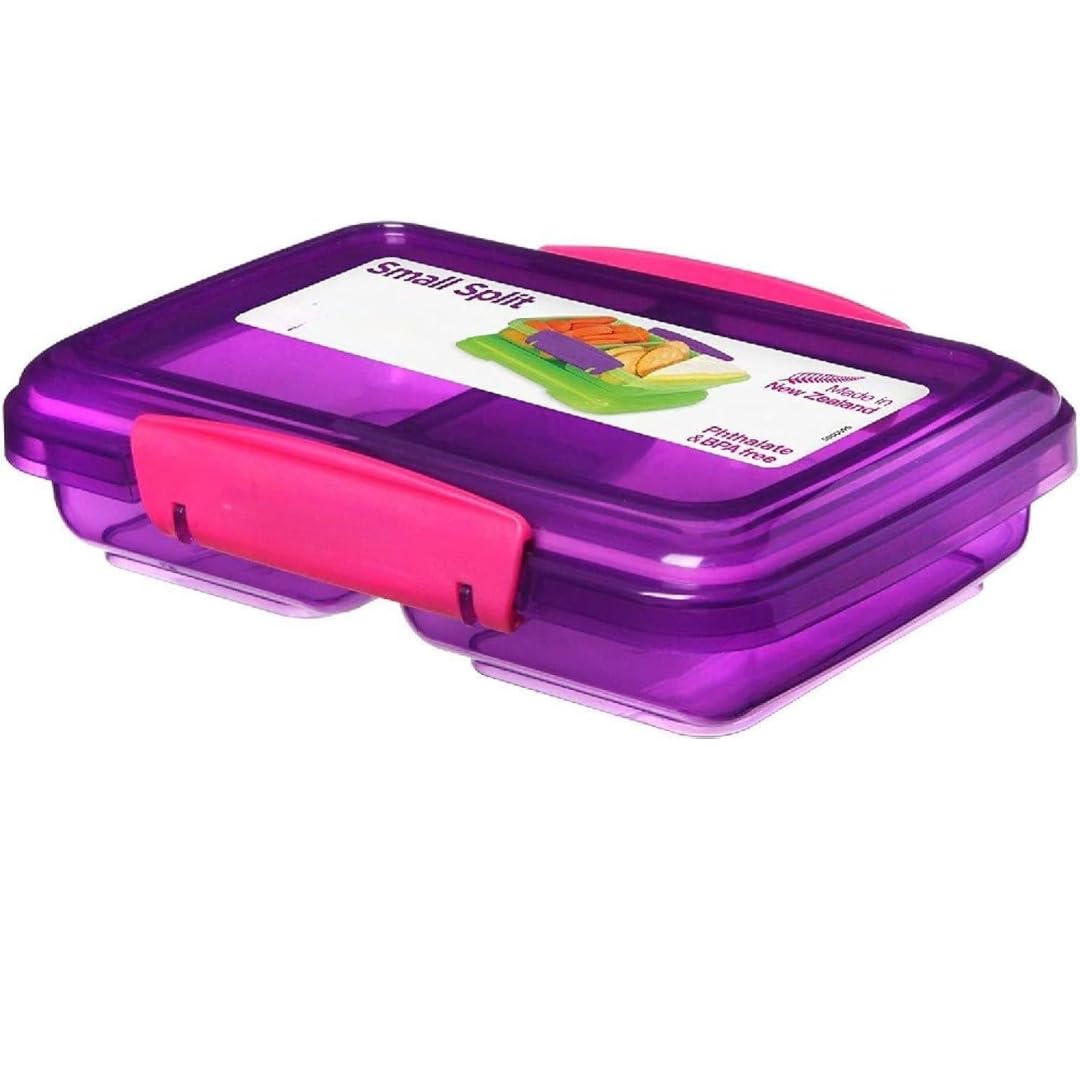 DTD QUALITY MATTERS Split Lunch Box, Small, 2 Compartments, 350ml