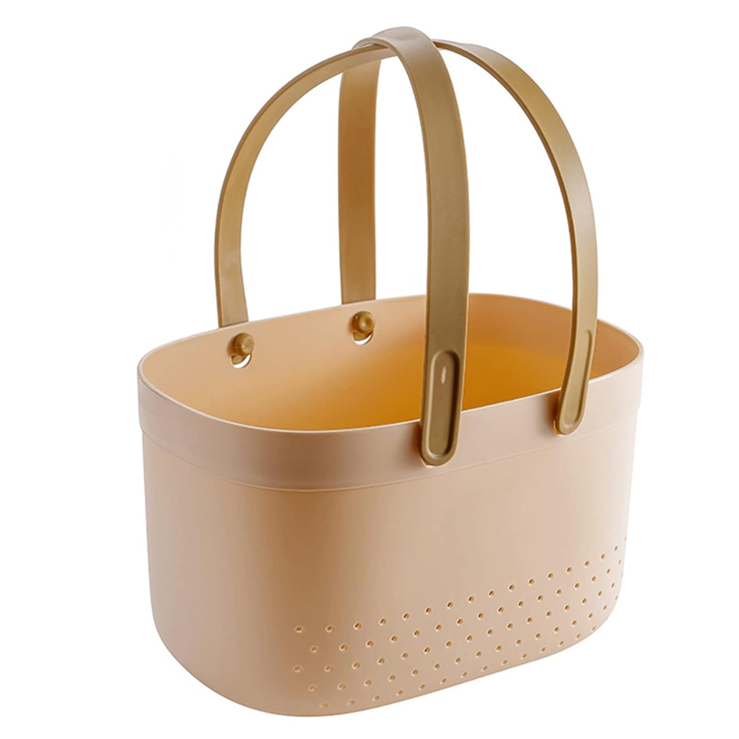 Agatige Portable Shower Basket Large Capacity Plastic Shower Caddy Bathroom Organizer Basket Tote Organizer Bin With Ventilation Holes