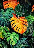 【Kit de peinture par numéros】Ce kit de peinture par numéros comprend une toile texturée pré-imprimée (sans cadre), un assortiment de pigments acryliques et trois pinceaux professionnels. Dimensions de la toile une fois dépliée : 60 x 75 cm(24 x 30 inch)