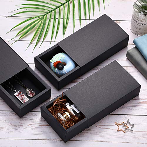 Zonon ZONON-PRESENT BOXES-01 15 Pieces Kraft Rectangle Drawer Boxes Mini Crafts Cardboard Present Packaging Boxes thumb #4
