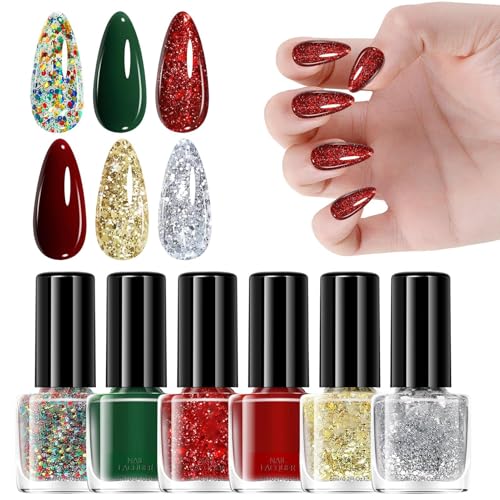Coffret de vernis de Noël pour festival manucure salon d'exception