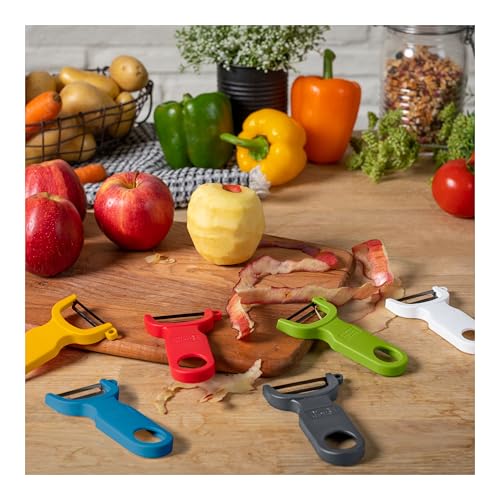 Kuhn Rikon Potato Peelers (Set of 2) with Steel Blade. Vegetable Peeler. Veg Peeler. Potato Peelers for Kitchen. Light Speed Peeler. Apple Peeler – 3 Year Kuhn Rikon Kitchen Accessories Guarantee by Kuhn Rikon - Image 3