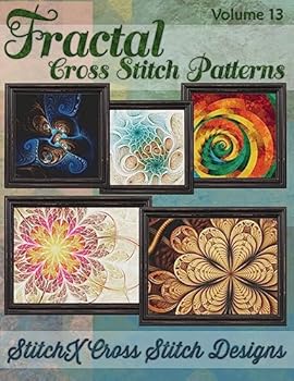 Paperback Fractal Cross Stitch Patterns Book