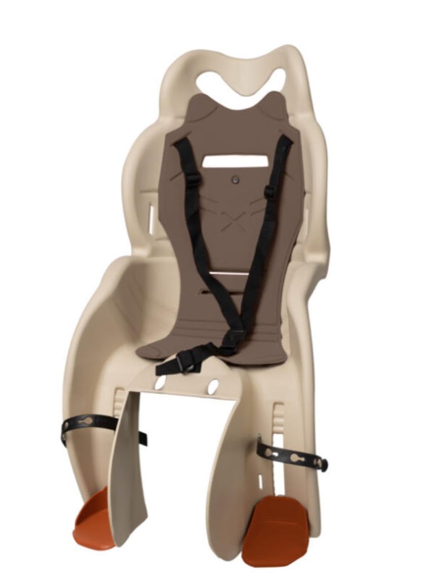 Generico SEGGIOLINO Posteriore Bici con Attacco PORTAPACCO (Largo Max 16cm) per Bambini OMOLOGATO 22KG Vari Colori Made in Italy